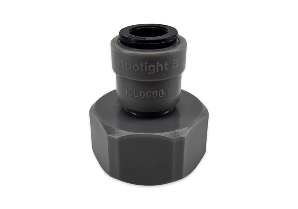 Duotight Tap Adaptor - 8mm (5/16”) Pushfit to 5/8” BSP Thread