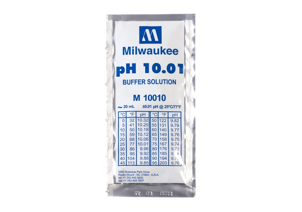 Milwaukee pH10.01 Calibration Buffer Solution 20ml