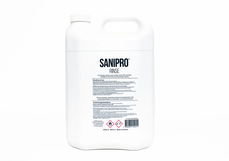 Sanipro Rinse 5000ml Sanitizer