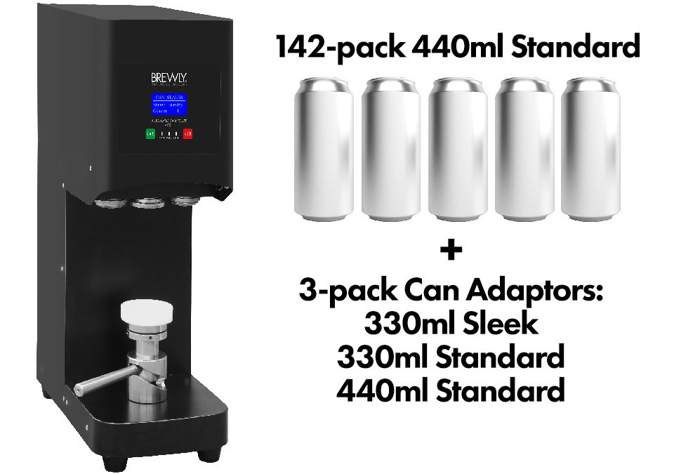 Brewly ACS-1 Automatic Can Sealer - Can Kit 3