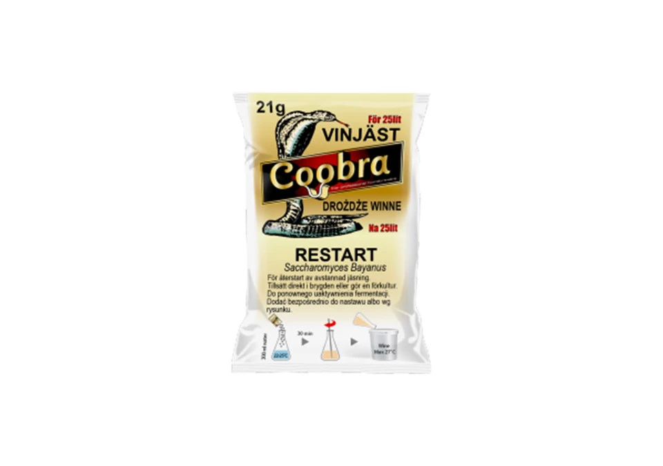 Coobra Wine Yeast Restart 21g 25L