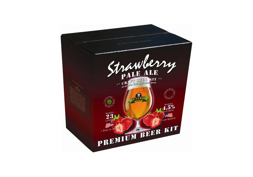 Bulldog Brews Strawberry Pale Ale 23L Extract Kit