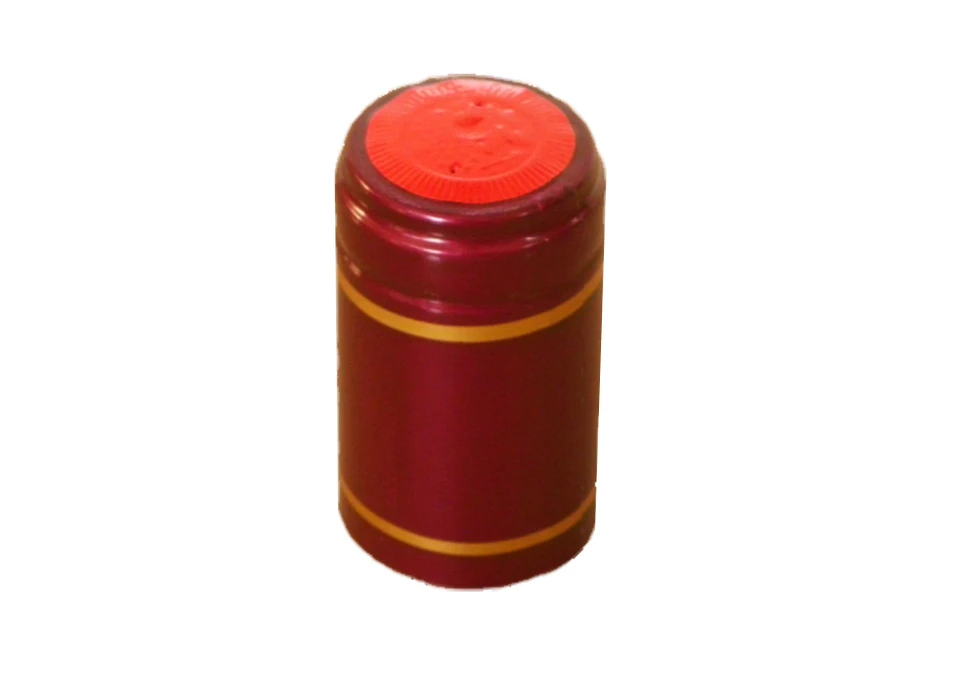 Better Brew Shrink Caps Burgundy-Gold 30-pack